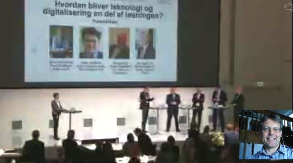 Via skype blev liv og job på Anholt et tema på DI-konference i Hovedstaden